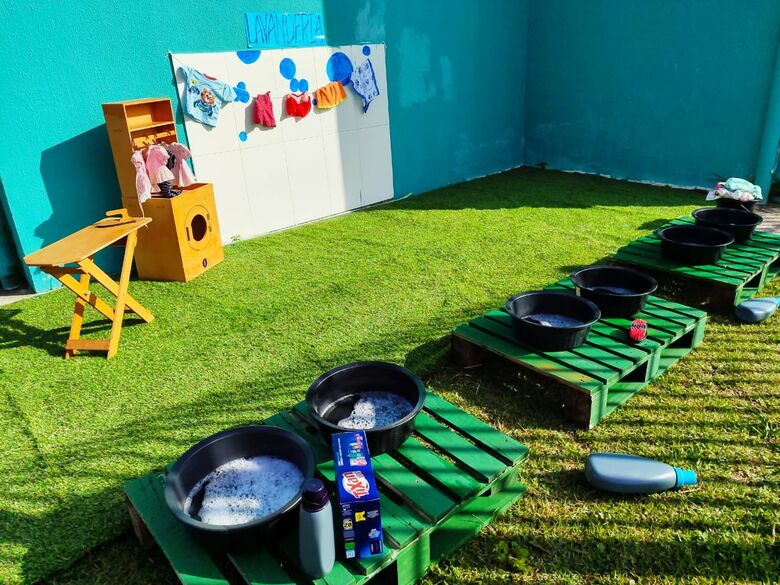 Educação de Ferraz realiza projeto 'Faz de Conta na Lavanderia'