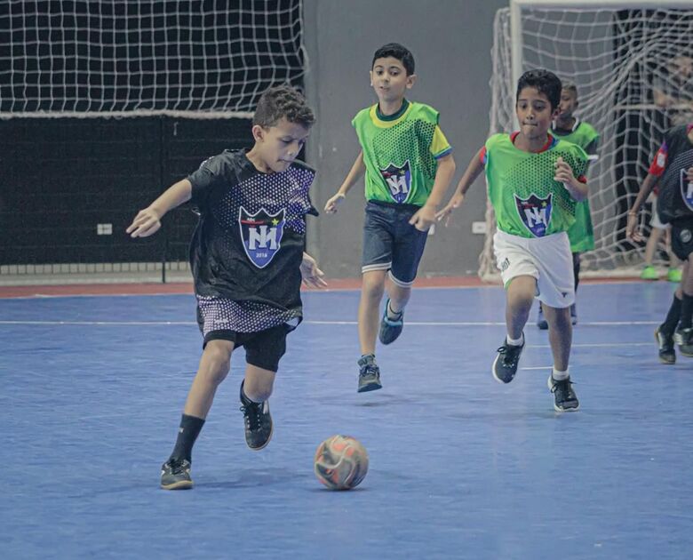 Inter Mogi lança primeira escolinha de Futsal/Society no Parque Airton Nogueira, em Mogi das Cruzes,