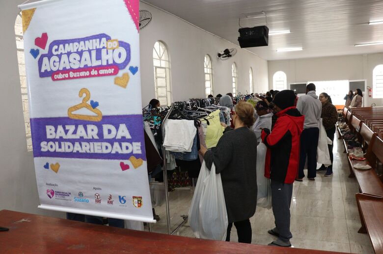 Campanha do Agasalho alcança 130 mil peças e beneficia 6 mil famílias em Suzano