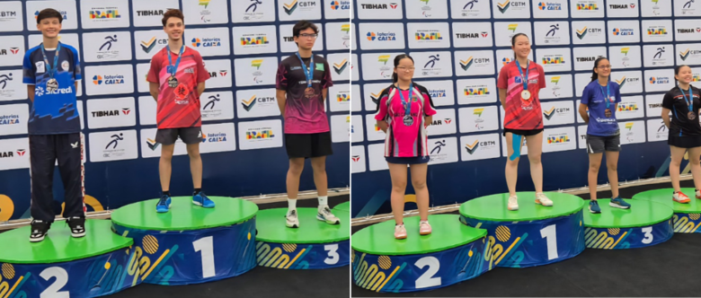 João Mayer e Emily Kobayashi subiram ao topo do pódio