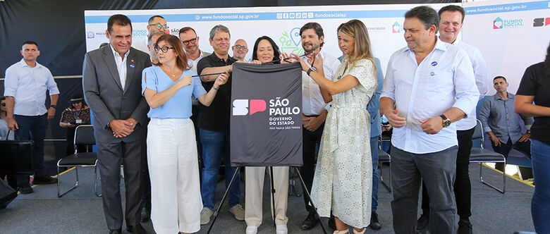 Tarcísio esteve na região em fevereiro para inaugurar a Praça da Cidadania de Mogi das Cruzes