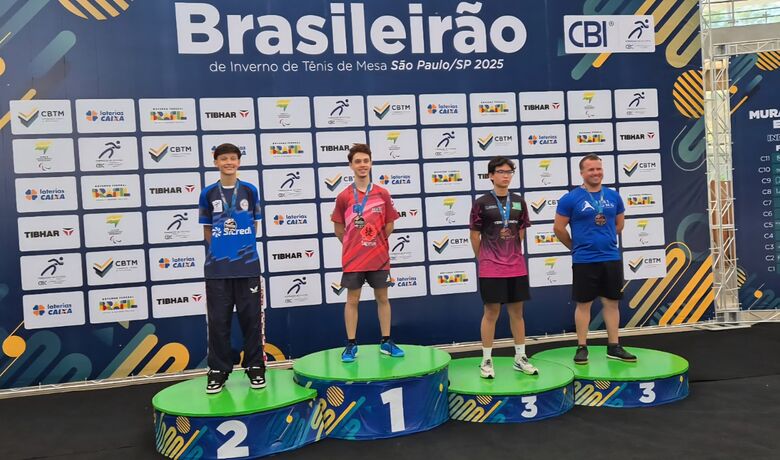 Dupla suzanense é campeã no Brasileiro de Inverno do Tênis de Mesa