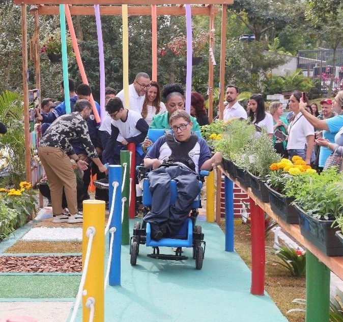 Poá inaugura 1º Jardim Sensorial do Alto Tietê