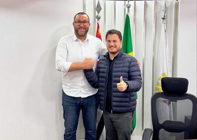 Saulo Souza recebe deputado Rodrigo Moraes e garante emenda para Poá