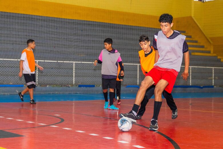 Futsal é uma das modalidades ofertadas
