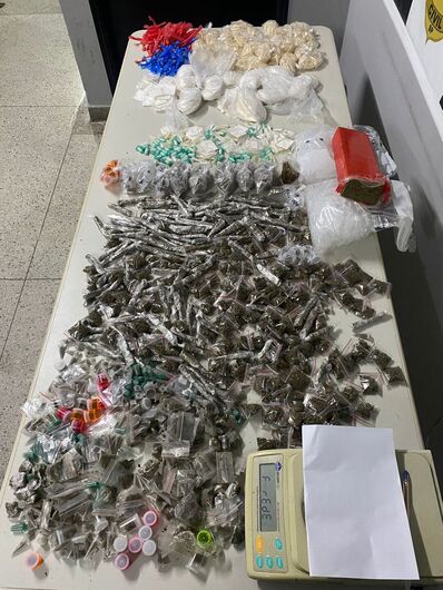 Entorpecentes foram apreendidos 