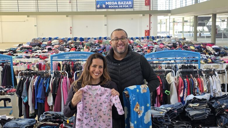Mega Bazar Social de Poá mobiliza famílias em 10 dias de atendimento