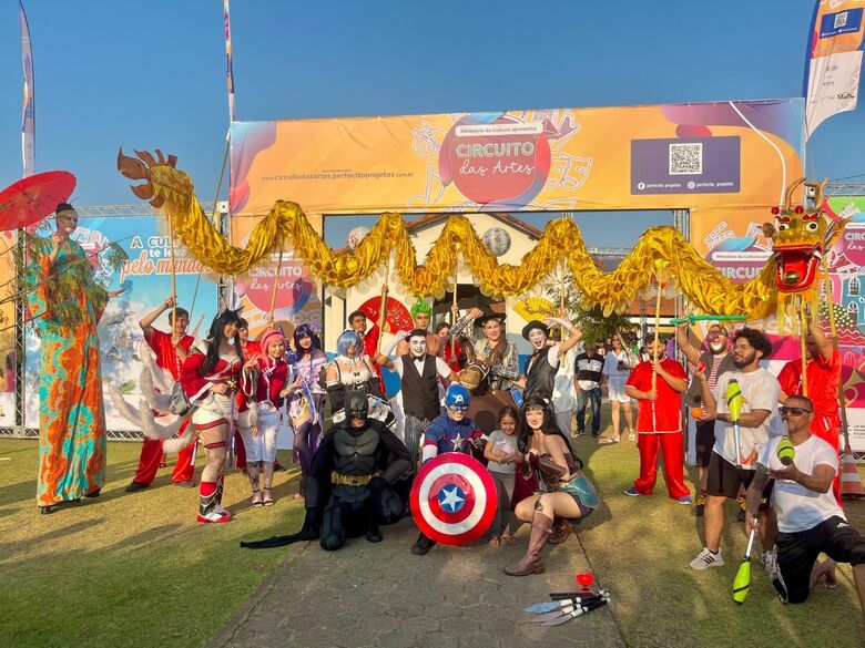 Circuito das Artes retorna à Mogi com cultura, saúde, bem-estar e diversão gratuita para a família