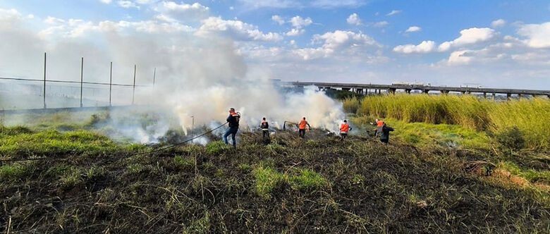 Foram mais de 20 ocorrências de queimadas