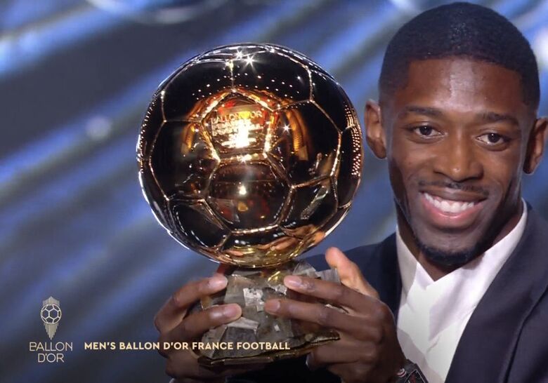 Dembélé se torna o sexto jogador da França a conquistar o troféu
