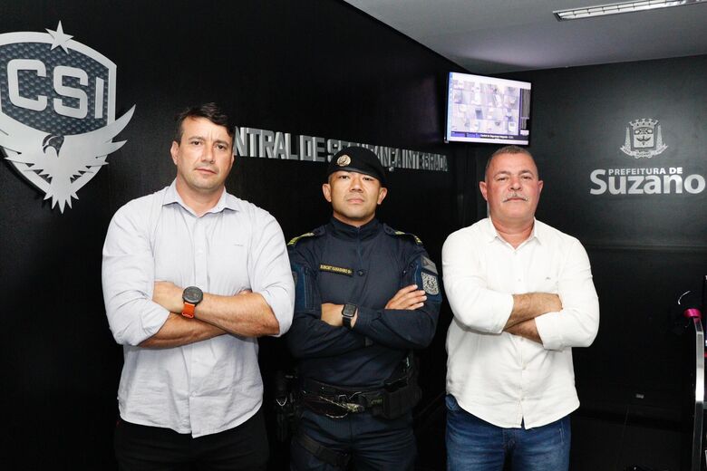 Adilson Horse conhece câmeras de reconhecimento facial do programa 'Smart Suzano'