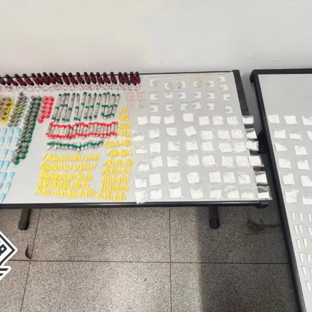 Entorpecentes foram apreendidos 