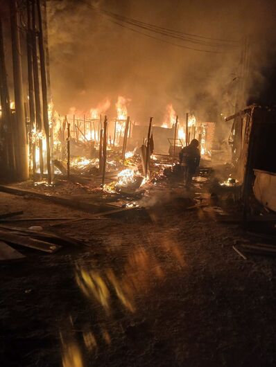 Incêndio afetou 14 pessoas