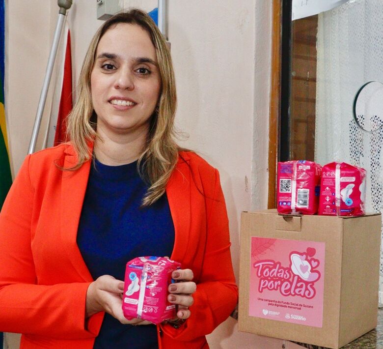 Fundo Social entrega absorventes para 47 escolas estaduais de Suzano