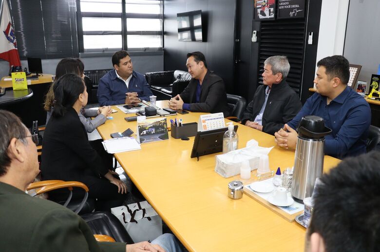 Comitiva do Escritório Econômico e Cultural de Taipei faz visita à Prefeitura de Suzano