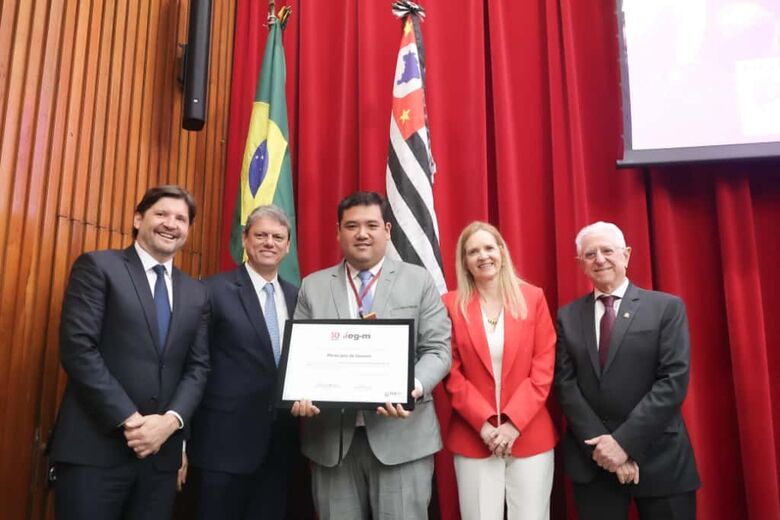 Suzano é homenageada pelo Tribunal de Contas entre as 25 cidades paulistas com melhor gestão efetiva