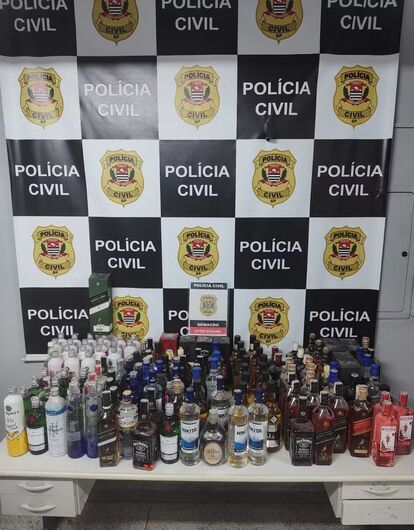 Bebidas foram apreendidas