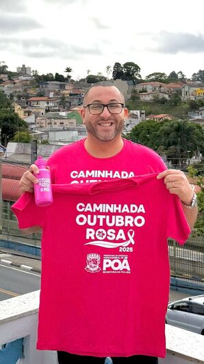 Durante a atividade, serão distribuídas camisetas aos participantes