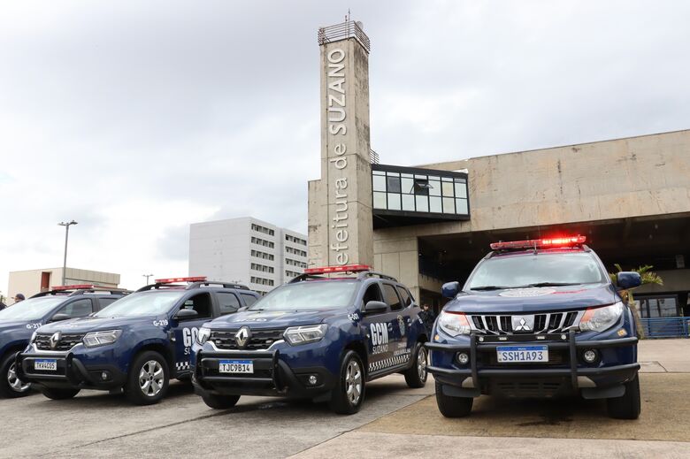 Suzano apresenta 12 novas viaturas para reforçar a GCM