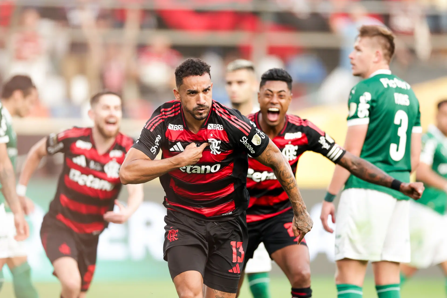 Danilo marcou o gol que deu o título ao Flamengo