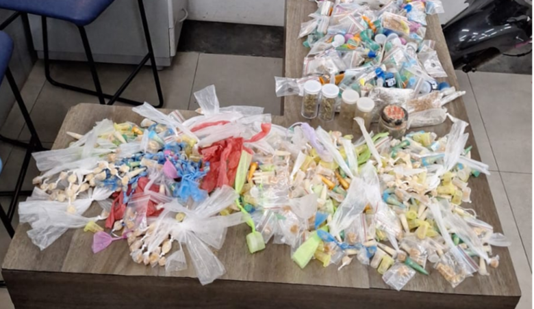 Entorpecentes foram apreendidos 