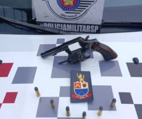 Revólver .38 foi apreendido 