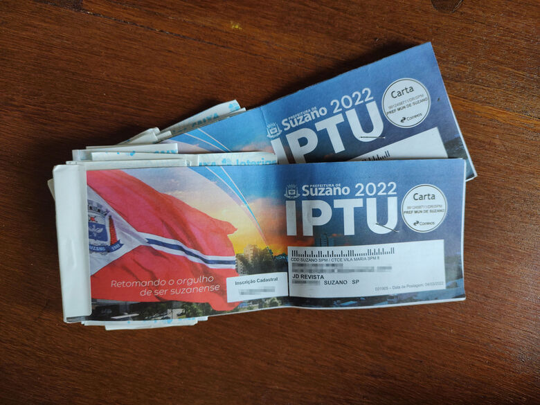 Serão entregues, ao todo, 500 mil carnês, segundo as prefeituras