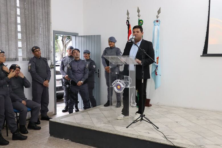 Prefeito parabenizou homenageados e destacou o empenho diário da corporação