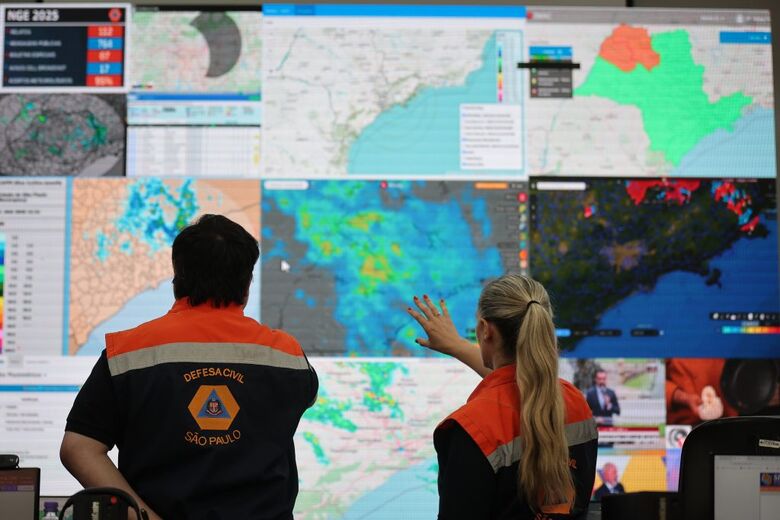 As equipes do Sistema Estadual de Proteção e Defesa Civil seguem em monitoramento permanente