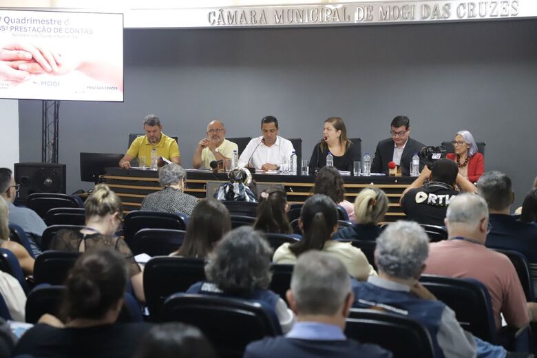 SAÚDE DE MOGI Fez apresentação da prestação de contas na Câmara