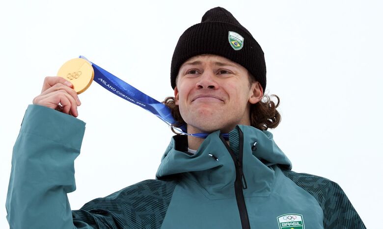 Lucas Pinheiro Braathen ganhou medalha no slalom gigante, modalidade esportiva dos Jogos Olímpicos de Inverno
