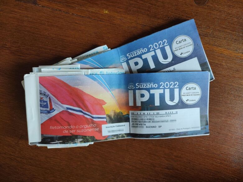 Entrega de carnês é realizada na região