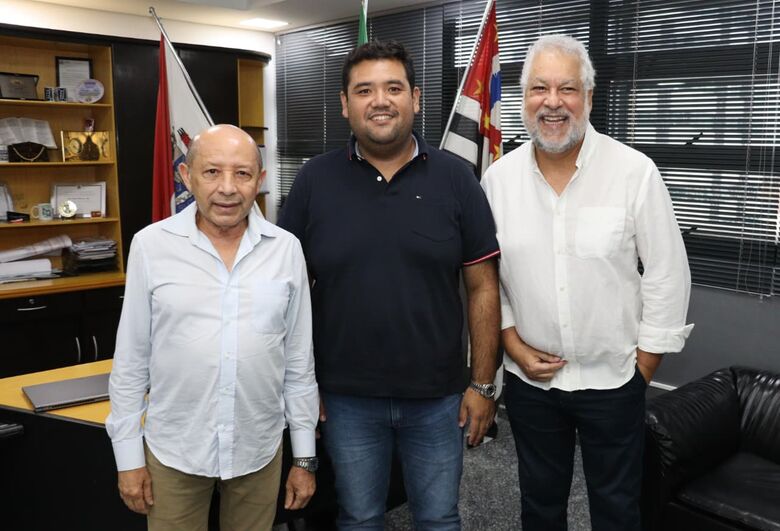Pedro Ishi recebeu a visita do deputado federal Alfredo Alves Cavalcante, o Alfredinho