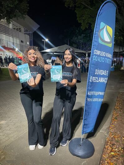 SPMar participou do Poá Fest com informações sobre a obra do Complexo Viário do Alto Tietê