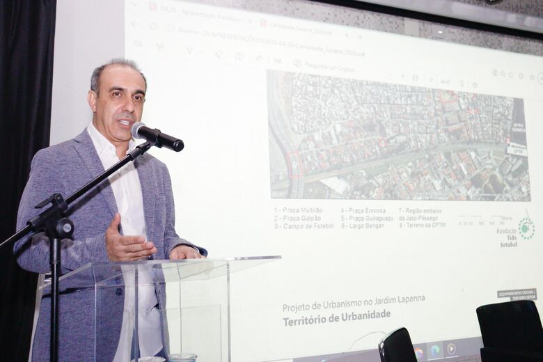Secretário de Planejamento Urbano e Habitação, Elvis Vieira, esteve no evento