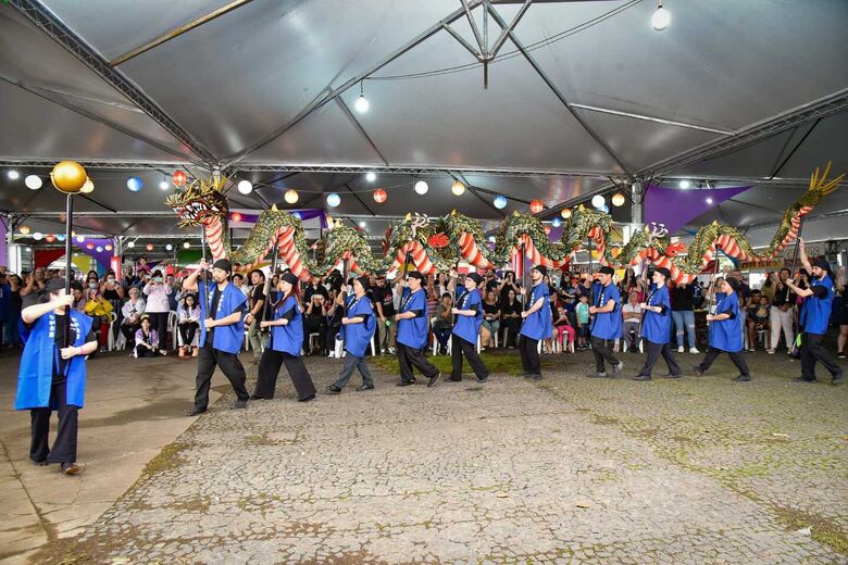 espetáculo é conduzido pelo Grupo Nagasaki Jya Odori, único no Brasil a preservar essa manifestação cultural