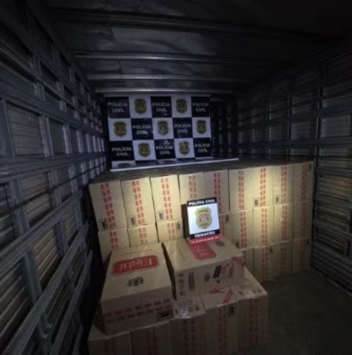 Homem é preso contrabandeando 250 caixas de cigarros estrangeiros em Mogi