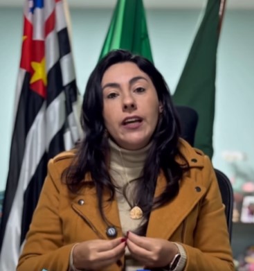 Priscila Gambale fez anúncio em vídeo públicado nas redes sociais
