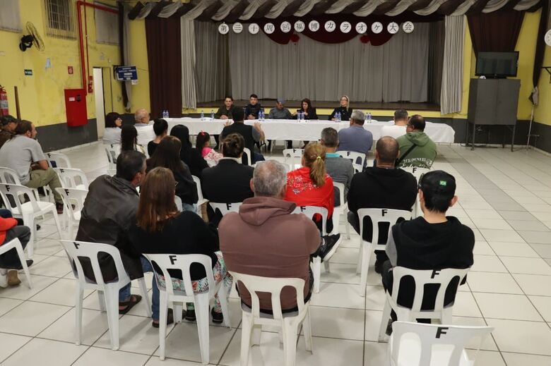Encontro realizado na Associação Fukuhaku