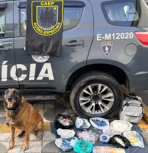 Homem é preso com quase 2 kg de drogas em Suzano