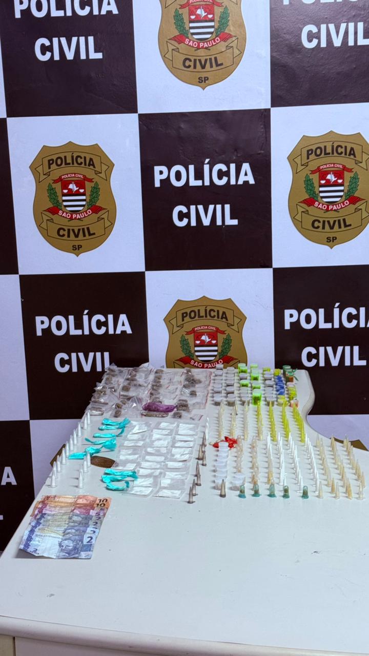 Entorpecentes foram apreendidos 