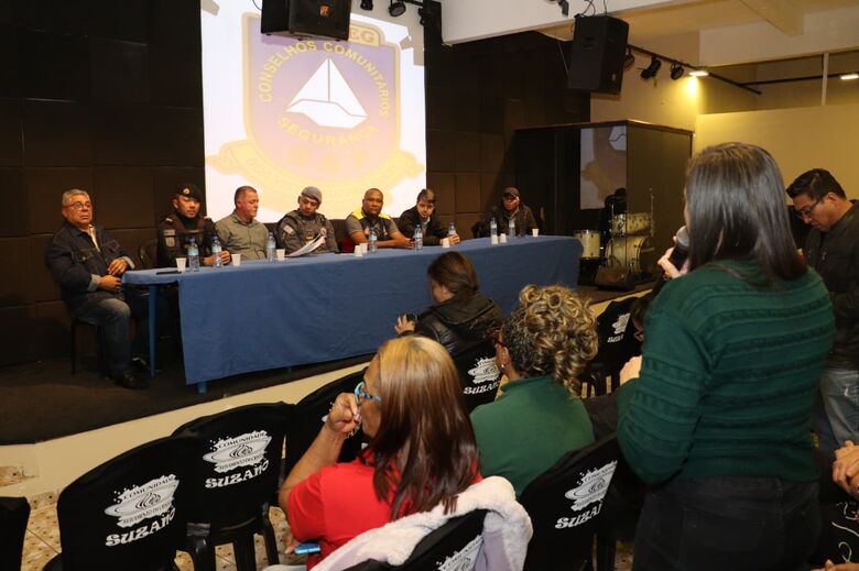 Encontro debateu sobre perturbação de sossego, iluminação pública, trânsito e reforço das ações da GCM