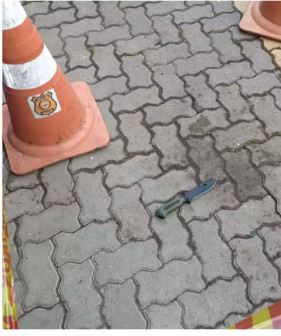 Homem esfaqueia ex-companheira após bater o carro contra um poste em Arujá