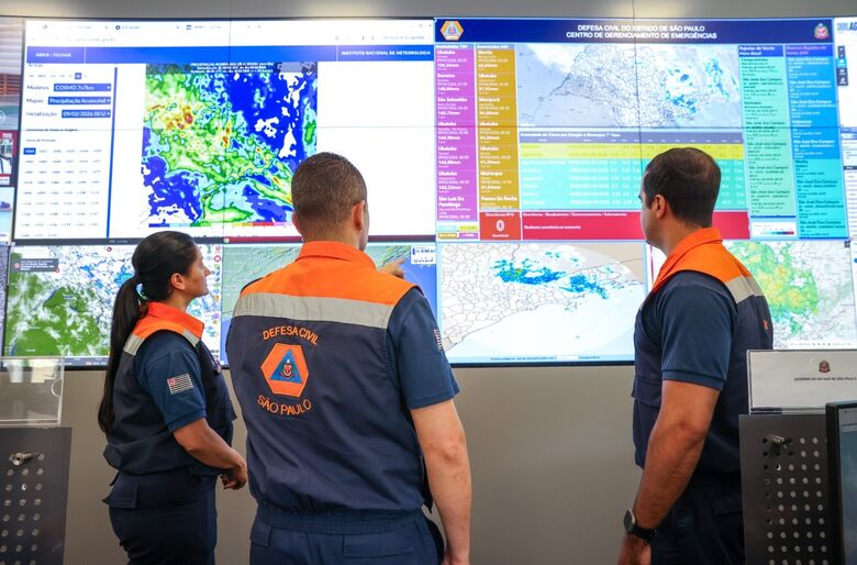 A Defesa Civil orienta a população a acompanhar os boletins meteorológicos e os alertas emitidos pelos canais oficiais