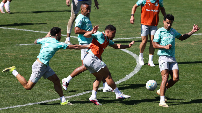 PALMEIRAS Se preparou para enfrentar o Vitória, em Salvador, nesta quarta-feira pelo Brasileirão