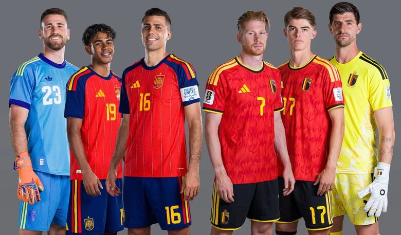 Copa do Mundo tem confronto entre Espanha e Bélgica nesta sexta-feira