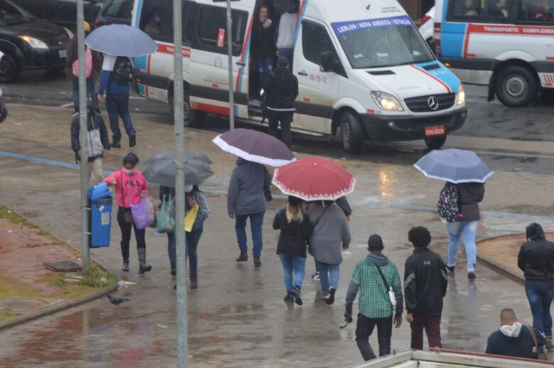 Previsão é de ventos fortes, tempestades, chuva intensa, granizo e raios em várias regiões do estado