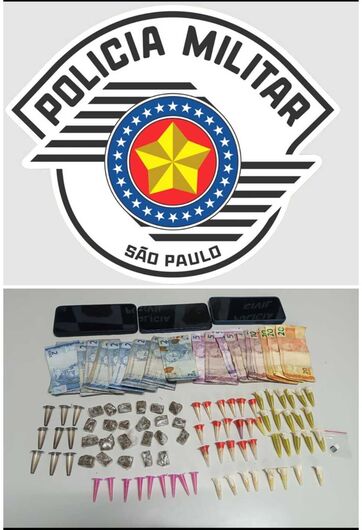 Dupla é presa com 84 porções de drogas em Itaquá