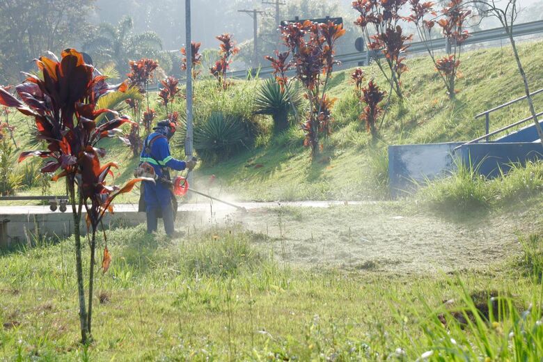 Força-tarefa segue até esta sexta-feira (28/08), com serviços de capinação, limpeza e poda.