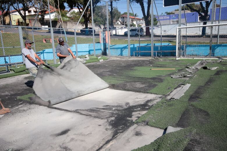 Intervenções seguem até setembro com serviços na área esportiva, playground, iluminação e mobiliário